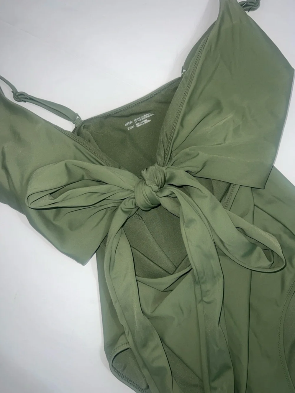 Women’s aerie Olive Green One-Piece Swimsuit Size M - Picture 10 of 11